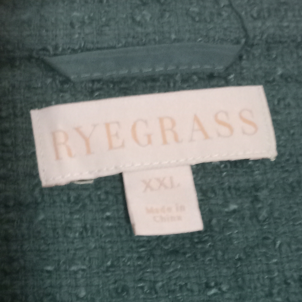 jacket Textured lined Rye Grass - Picture 6 of 10